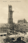 1652 Gezicht op de Oudegracht Tolsteegzijde te Utrecht met op de voorgrond de Gaardbrug; op de achtergrond de Domtoren.